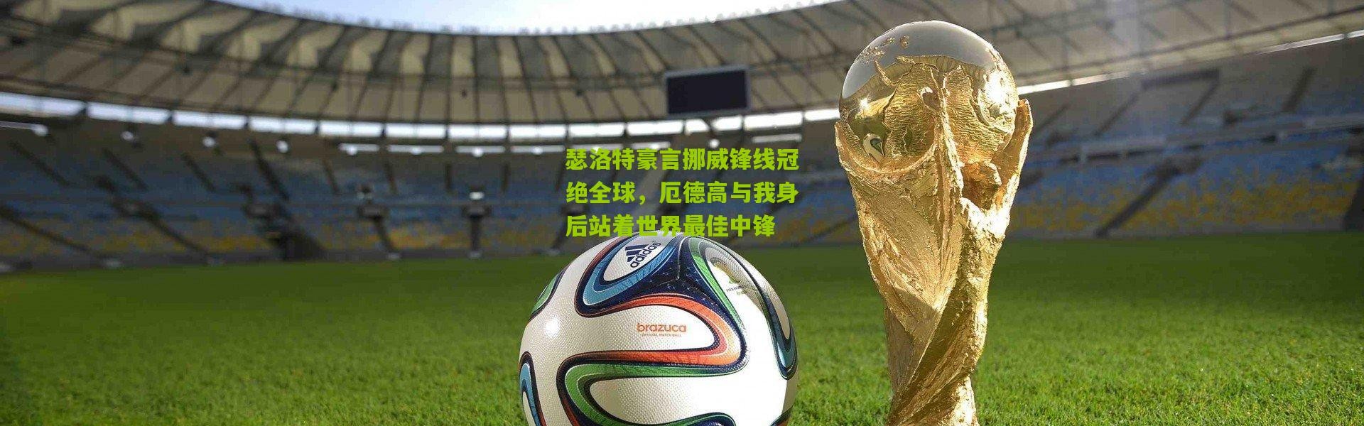 瑟洛特豪言挪威锋线冠绝全球，厄德高与我身后站着世界最佳中锋